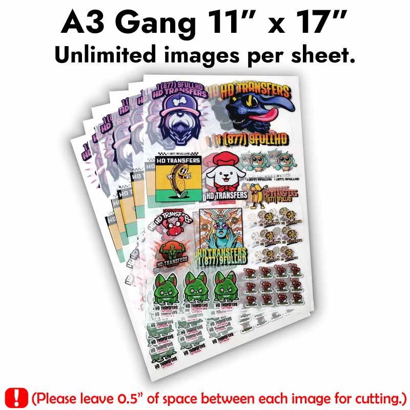 A3 Gang Sheet 11