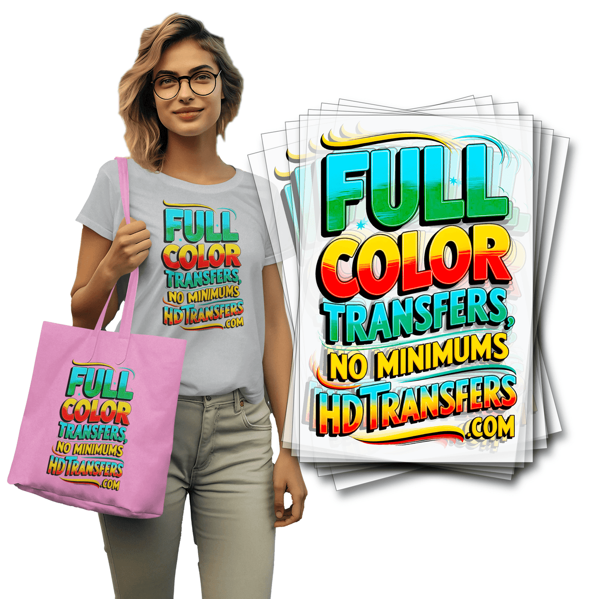 High Transfer HD Transfers - Full Color Custom Digital HD DTF Transfers - Full Color ...